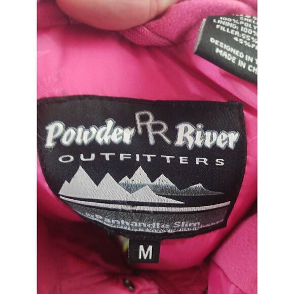 Powder river outfitters down puffer vest Barbie pink - Picture 3 of 4